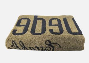 Jacquard woven towel