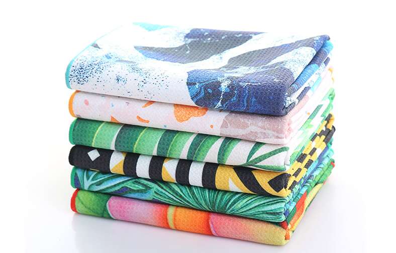 double side printed towels