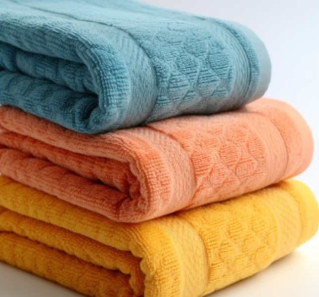 dyed yarn jacquard towels