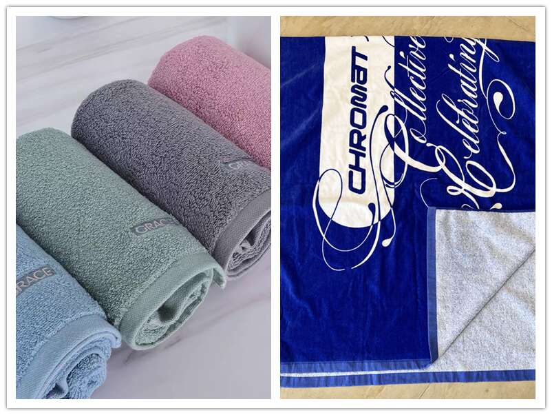 Terry towel and velour towel